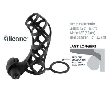 Potenzia le erezioni con gabbia in silicone Fantasy X per piacere intenso